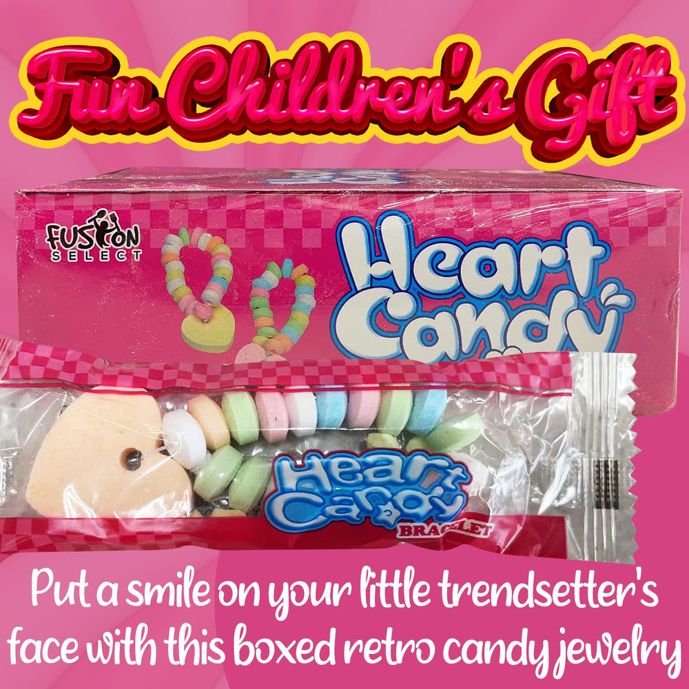 Close-up of bright edible candy beads on a Fusion Select bracelet.