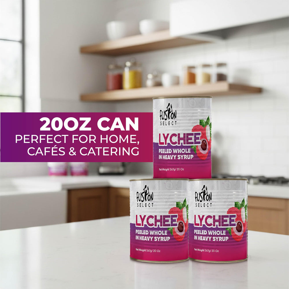 Fusion Select lychee for puddings and cheesecakes adding tropical flavor.