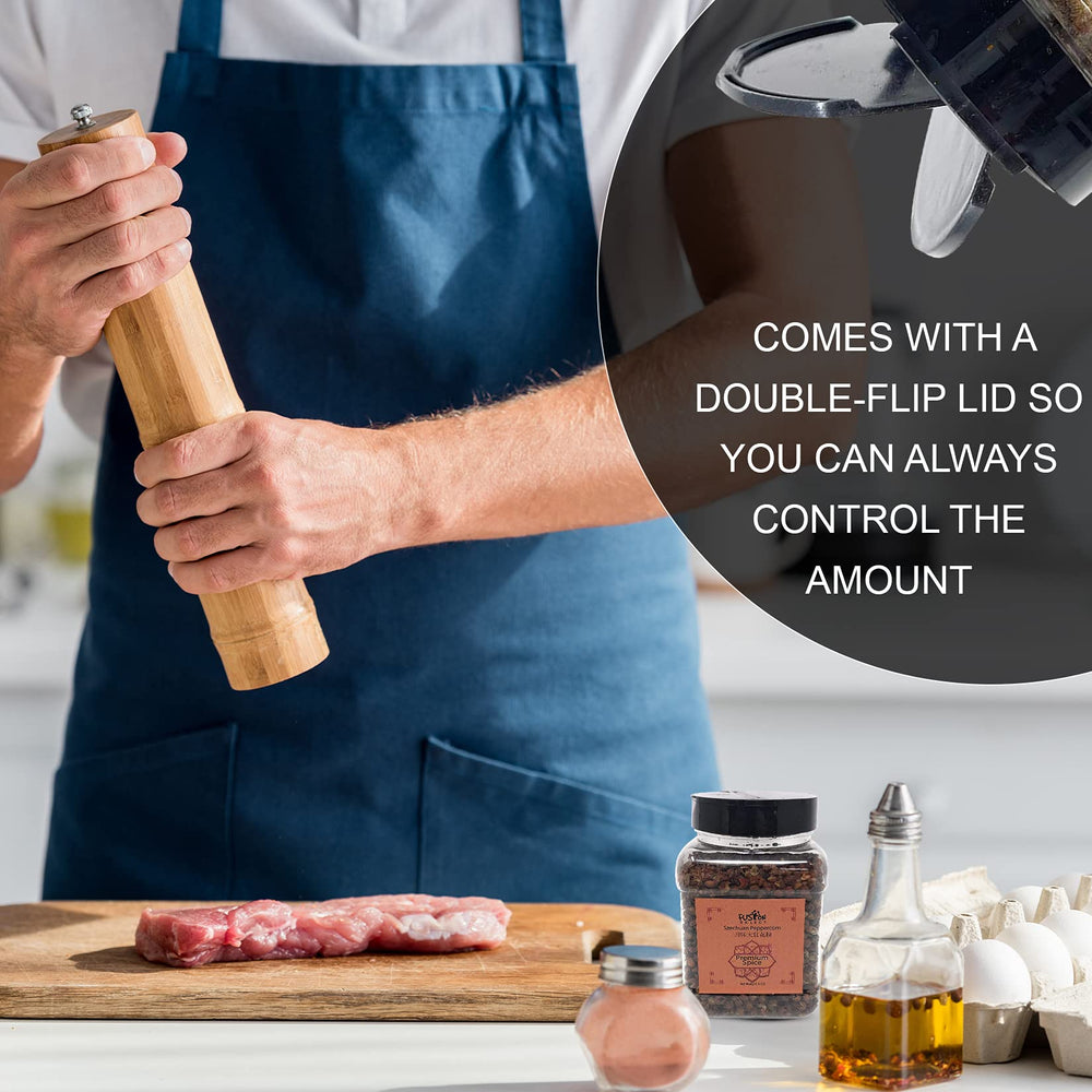 Fusion Select double flip lid jar promotes fresher aroma and reseal