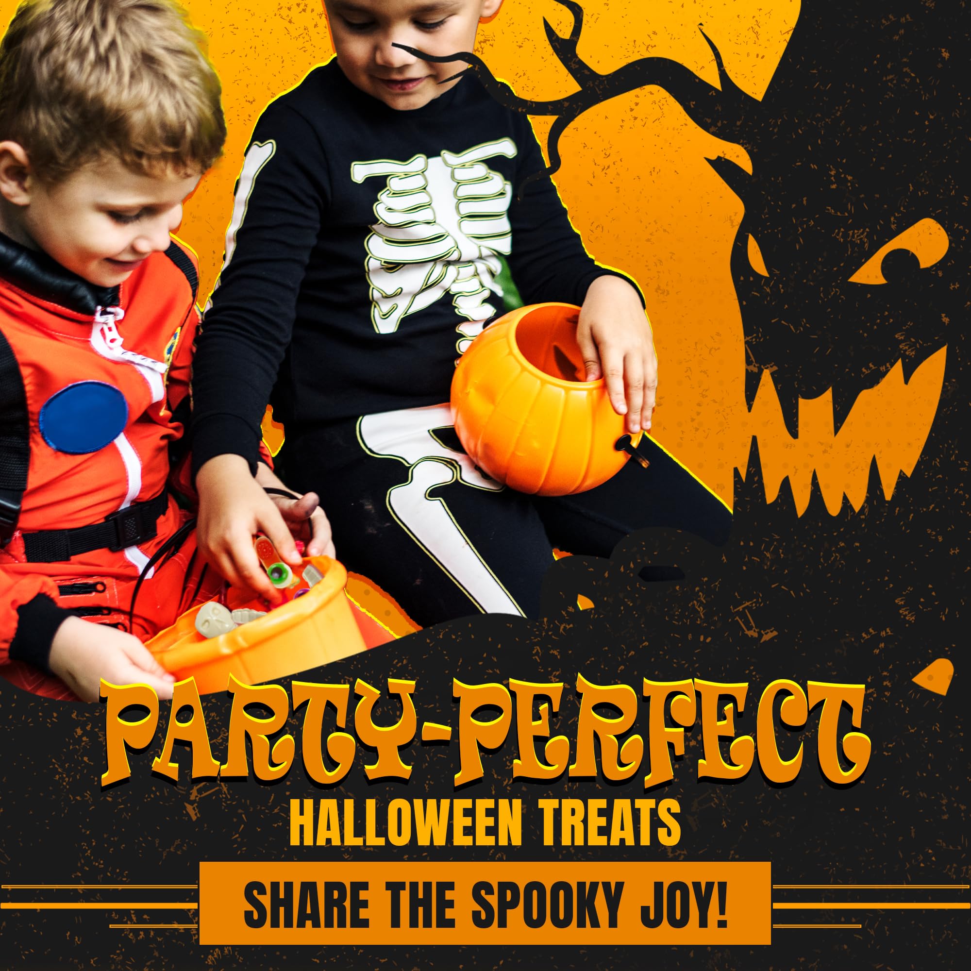 Fusion Select feet-shaped gummies bring playful texture to trick-or-treat bags.
