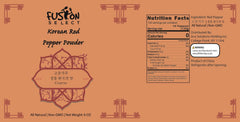 Fusion Select gochugaru powder close-up highlights vibrant texture and non-GMO quality