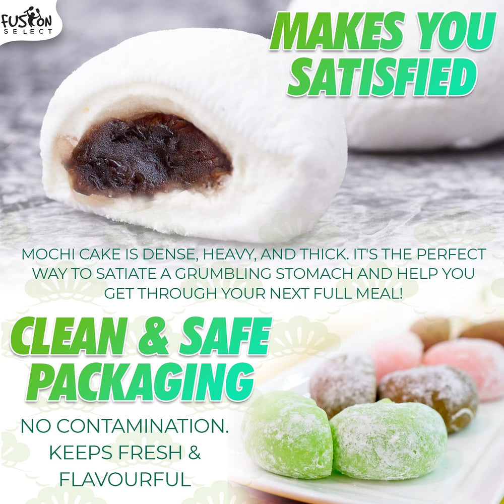 Fusion Select Japanese Mochi Green Tea flavor close-up, earthy notes and creamy center