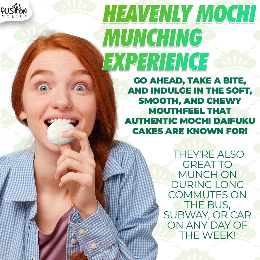 Fusion Select Japanese Mochi Peanut and Red Bean flavor close-up, rich flavor blend