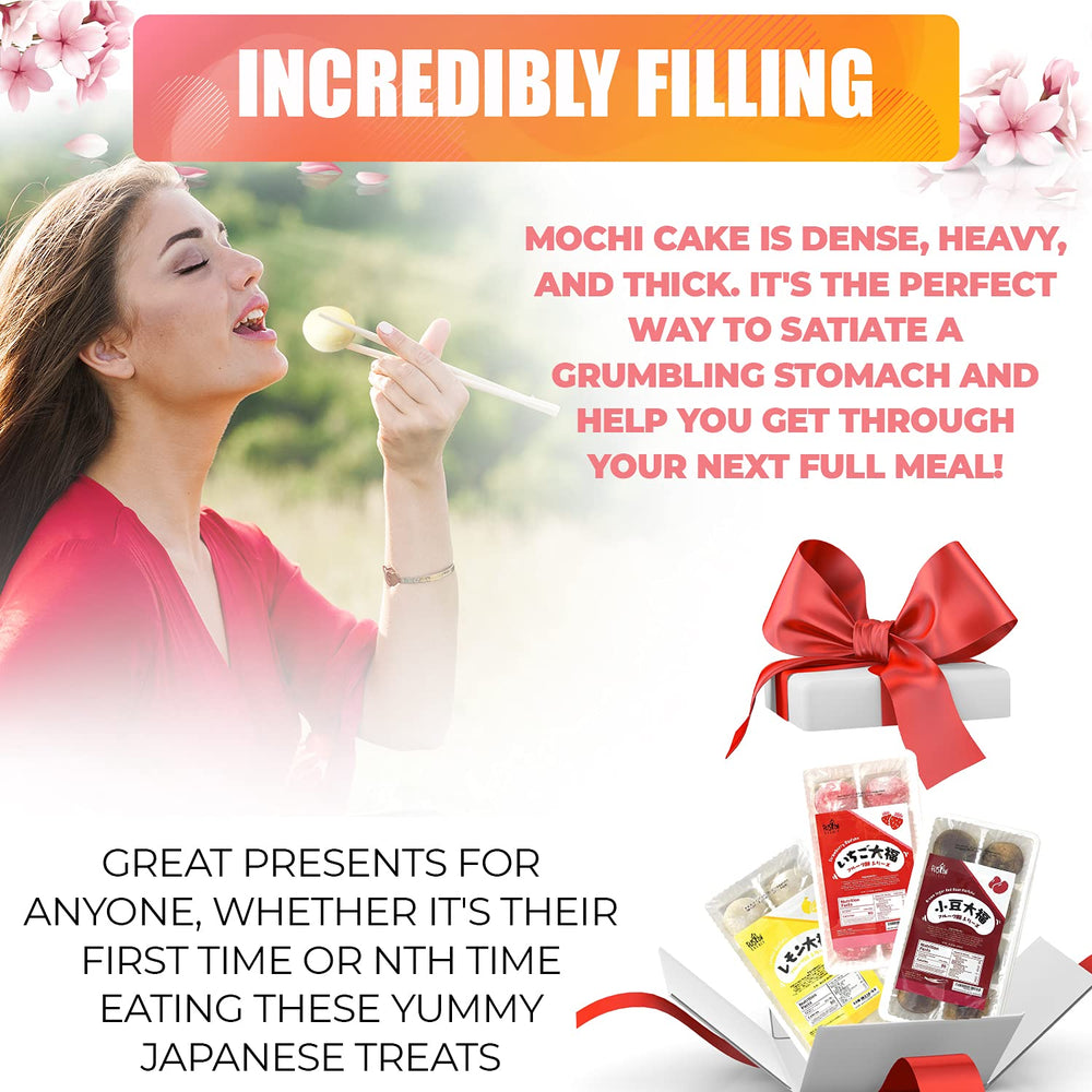 Fusion Select banana daifuku 240g size ideal for gifting or parties