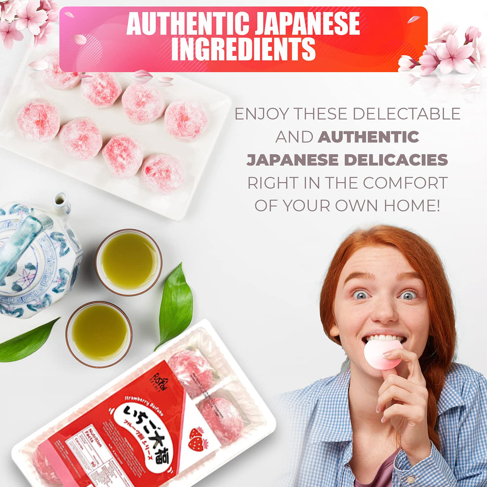 Fusion Select banana daifuku cross-section reveals creamy fruit center