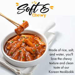 Fusion Select rice cakes showing simple ingredients for versatile cooking.