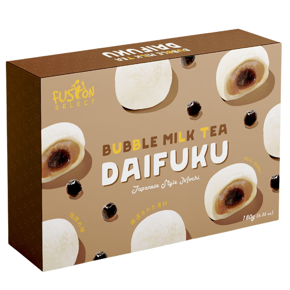 Fusion Select Mochi Daifuku Snacks pack front, ideal for family snacking.