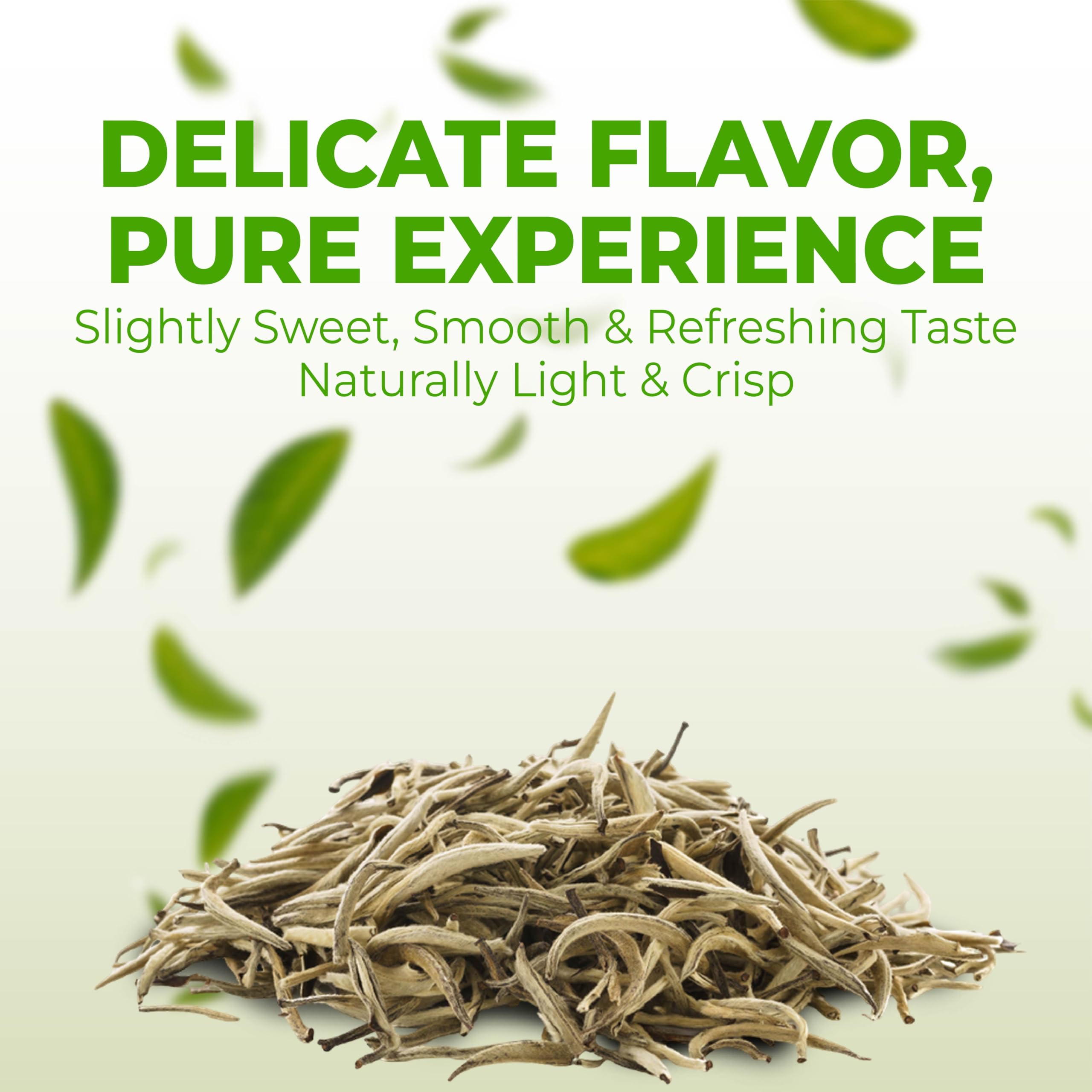 Fusion Select organic white tea label emphasizes clean, additive-free ingredients.
