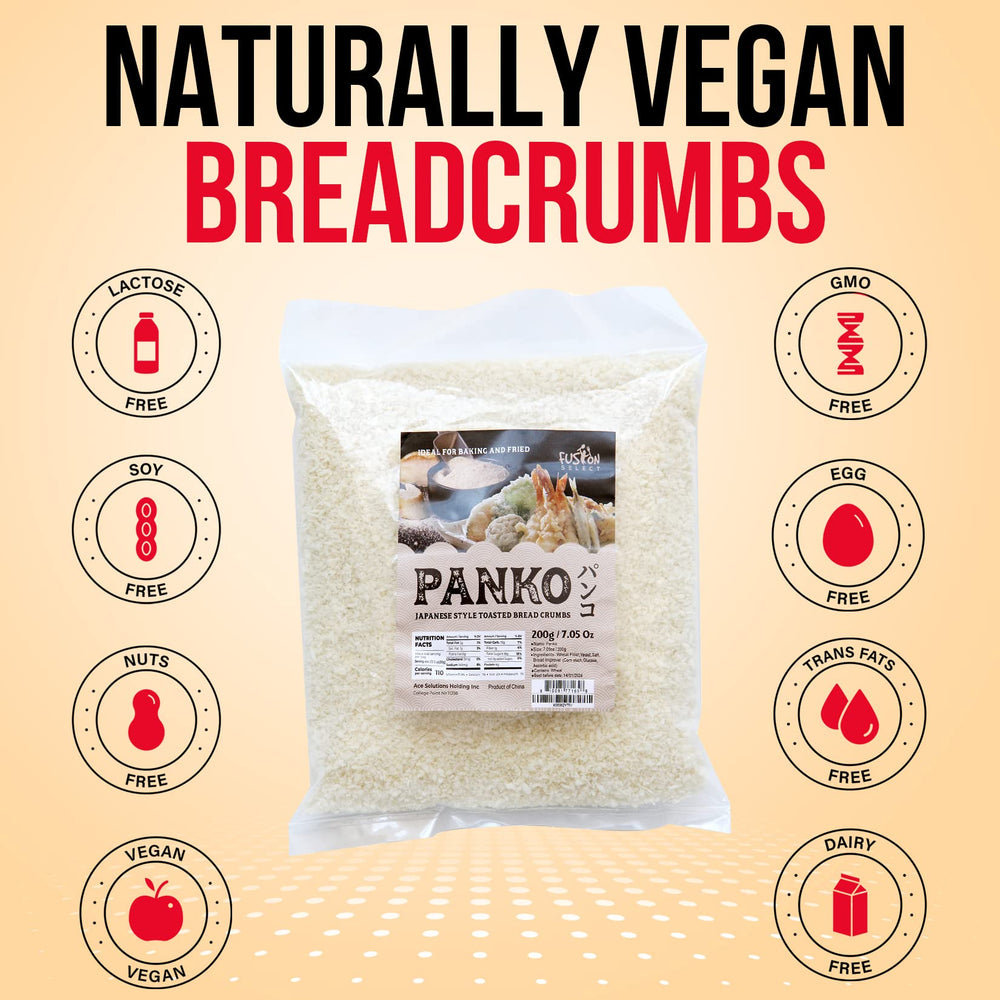Fusion Select Panko Breadcrumbs perfect topping for baked pasta dishes.