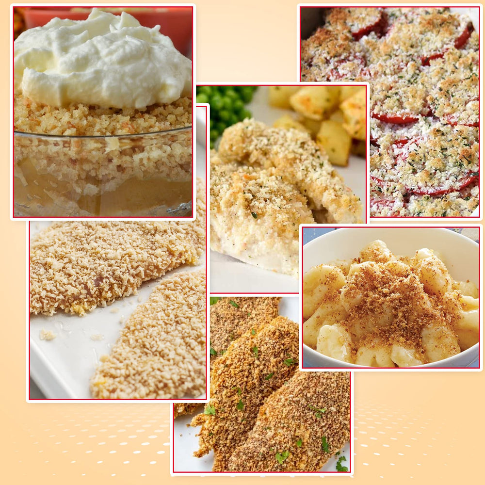 Fusion Select Panko Breadcrumbs come in a convenient two-pack for prep.