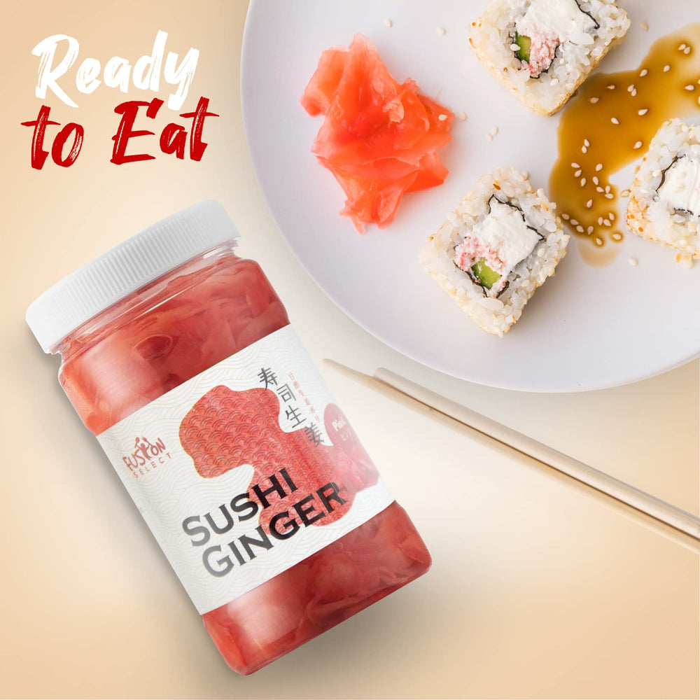 Fusion Select pickled ginger for sushi offers palate cleansing between bites