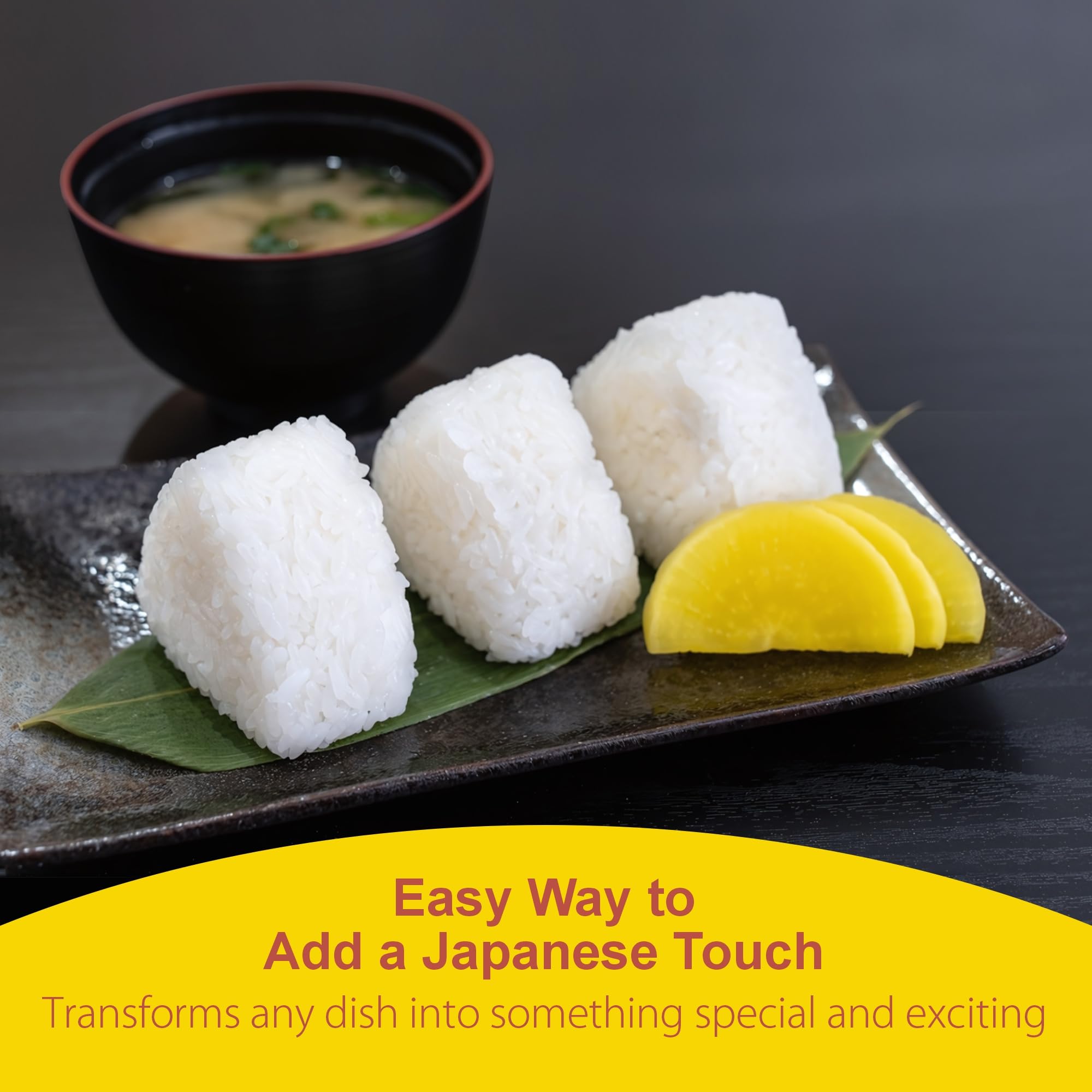 Fusion Select Pickled Radish Takuan 3-piece pack for convenient snacking.
