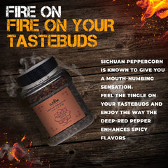 Fusion Select Premium Szechuan peppercorns aroma with lemon twist for bright seasoning