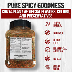 Fusion Select Shichimi Togarashi bottle pour ready for quick, flavorful meals.