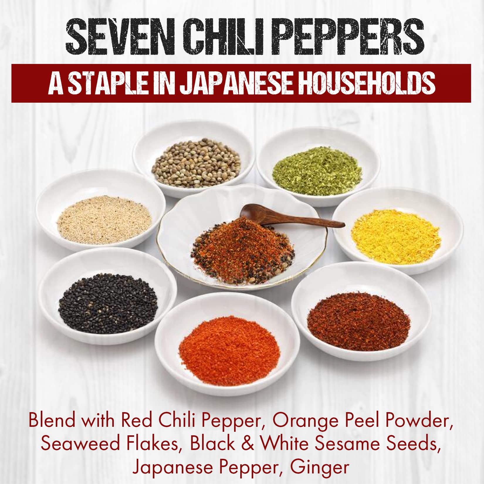 Fusion Select Shichimi Togarashi spice-dust texture hints at bold, aromatic finish.