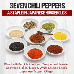 Fusion Select Shichimi Togarashi spice-dust texture hints at bold, aromatic finish.