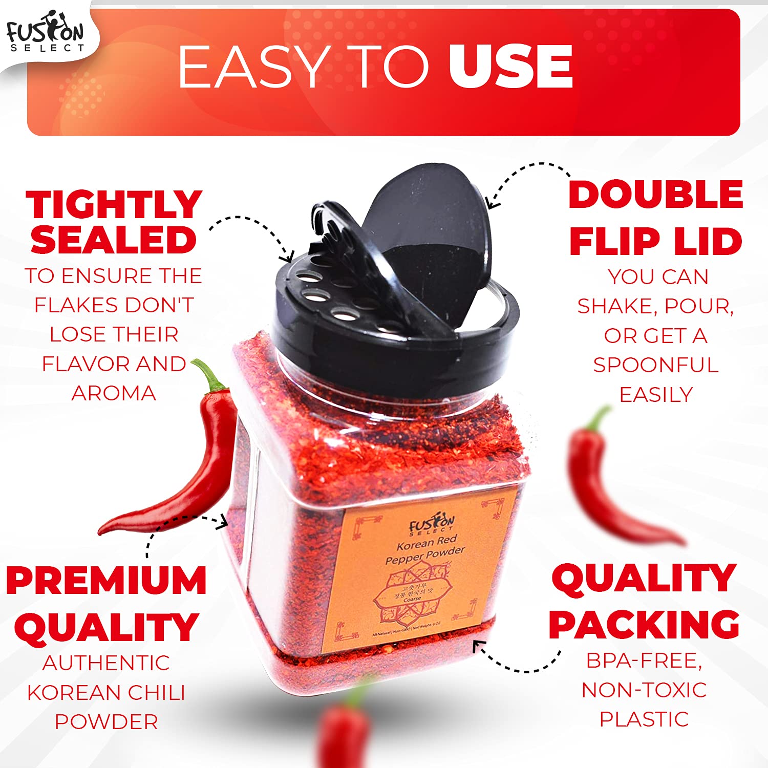 Fusion Select spice rack in a kitchen setting implies culinary versatility
