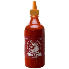 Fusion Select Sriracha bottle front view for bold flavor in meals