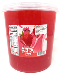 Fusion Select Strawberry Bursting Bobaz Pearls packaging, bulk tea topping option