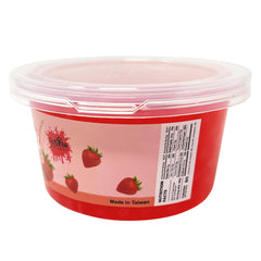 Fusion Select strawberry fruit pearls highlight juicy topping for beverages.