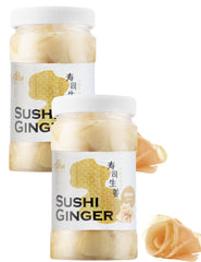 Fusion Select sushi ginger natural sliced gari two-pack enhances sashimi flavor