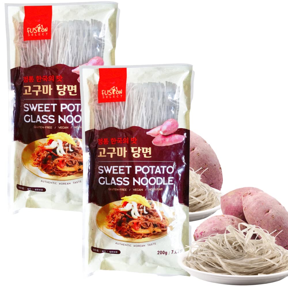 Fusion Select sweet potato glass noodles in package ready for quick prep