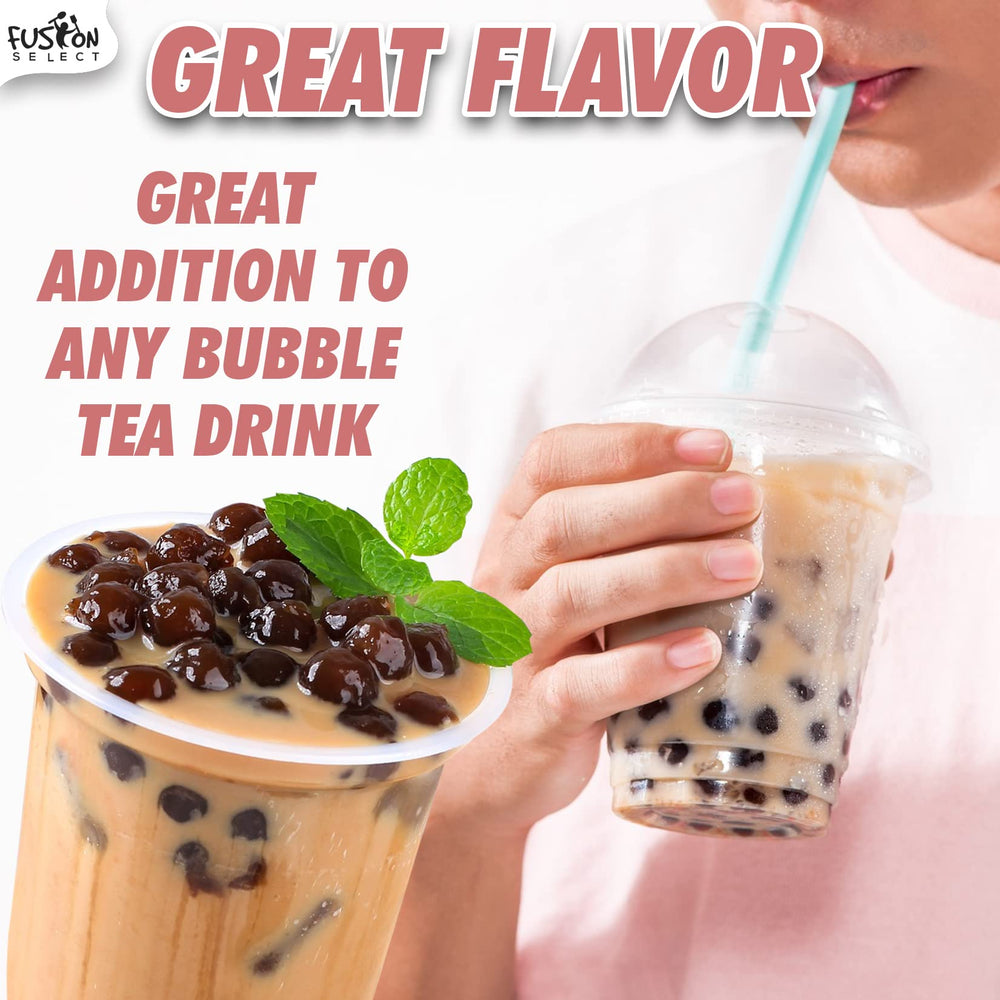 Fusion Select tapioca pearls deliver chewy texture in DIY boba drinks.