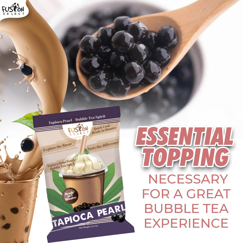 Fusion Select quick-cook pearls showcase ready-to-use bubble tea topping.