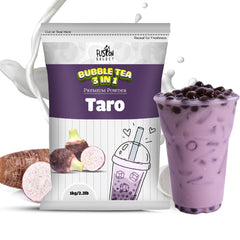Fusion Select taro milk tea powder container showing convenient bulk packaging for home use