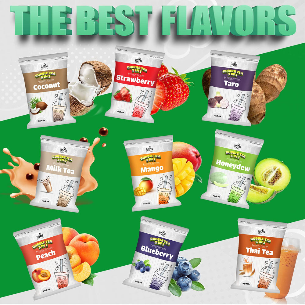 Fusion Select taro milk tea powder ready-to-use mix for quick beverages