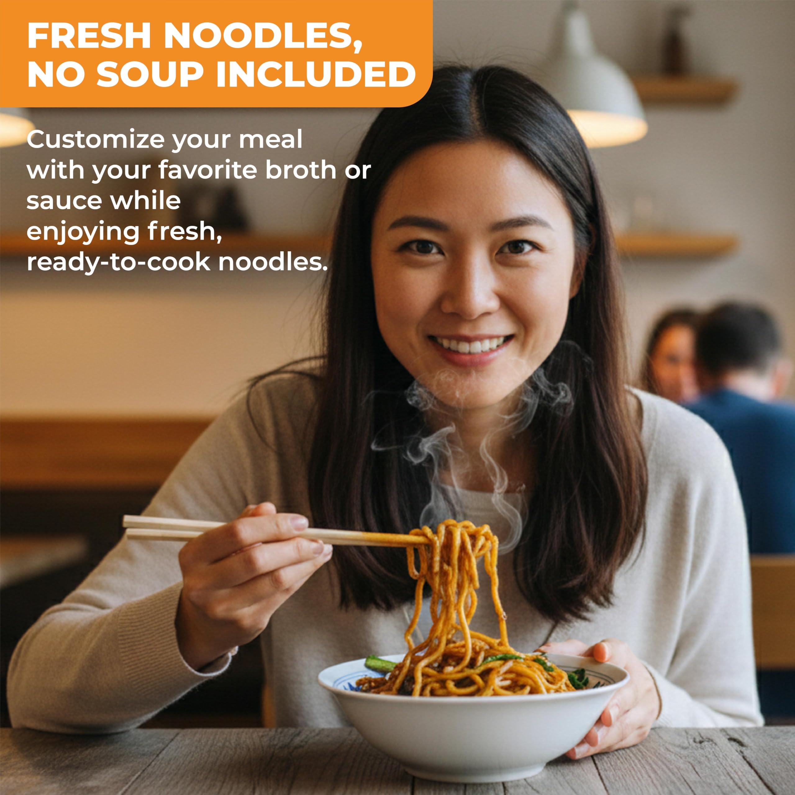 Fusion Select udon 200g pack ready-to-use portion for one.