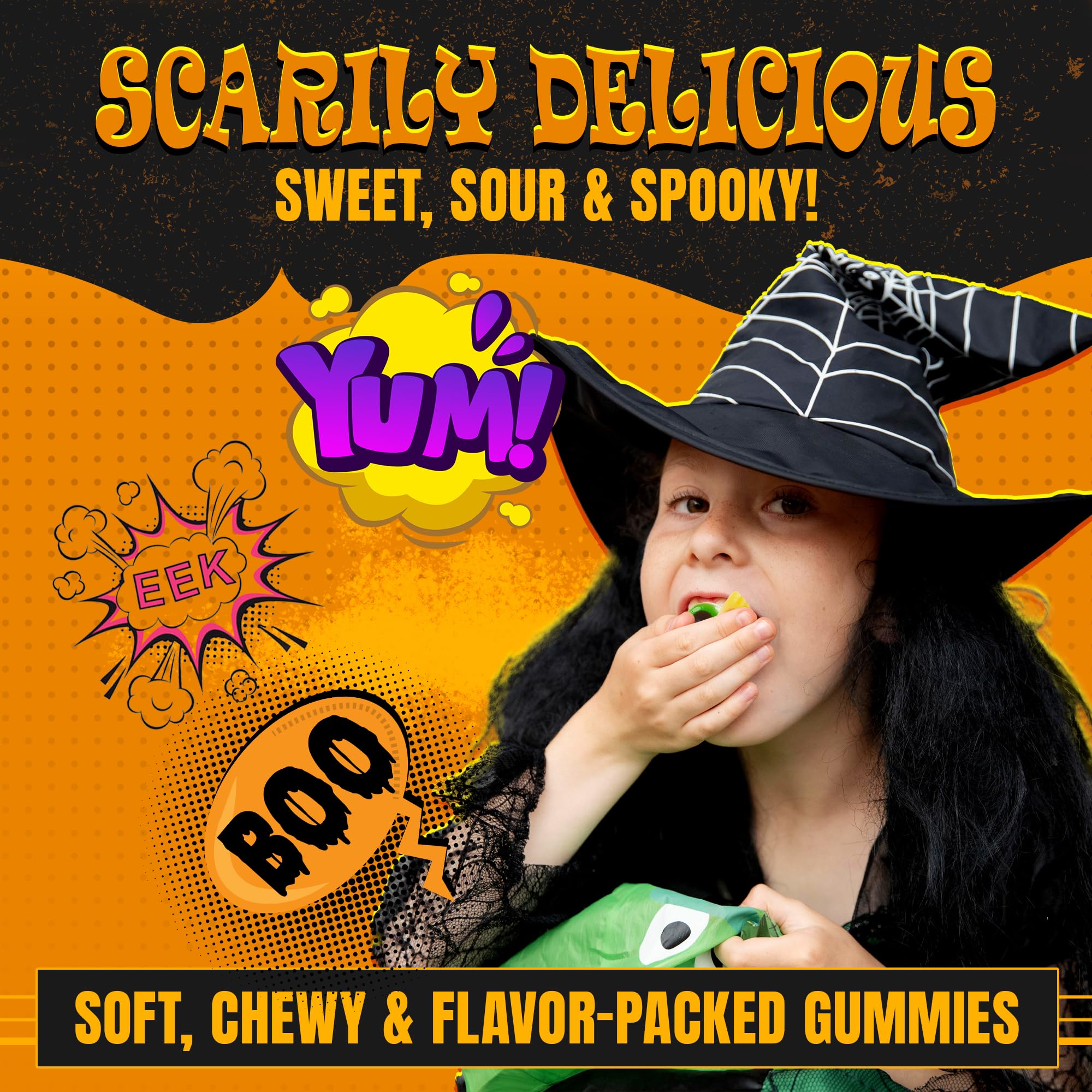 Fusion Select vampire fangs gummies offer bite-sized thrills for haunted treats.