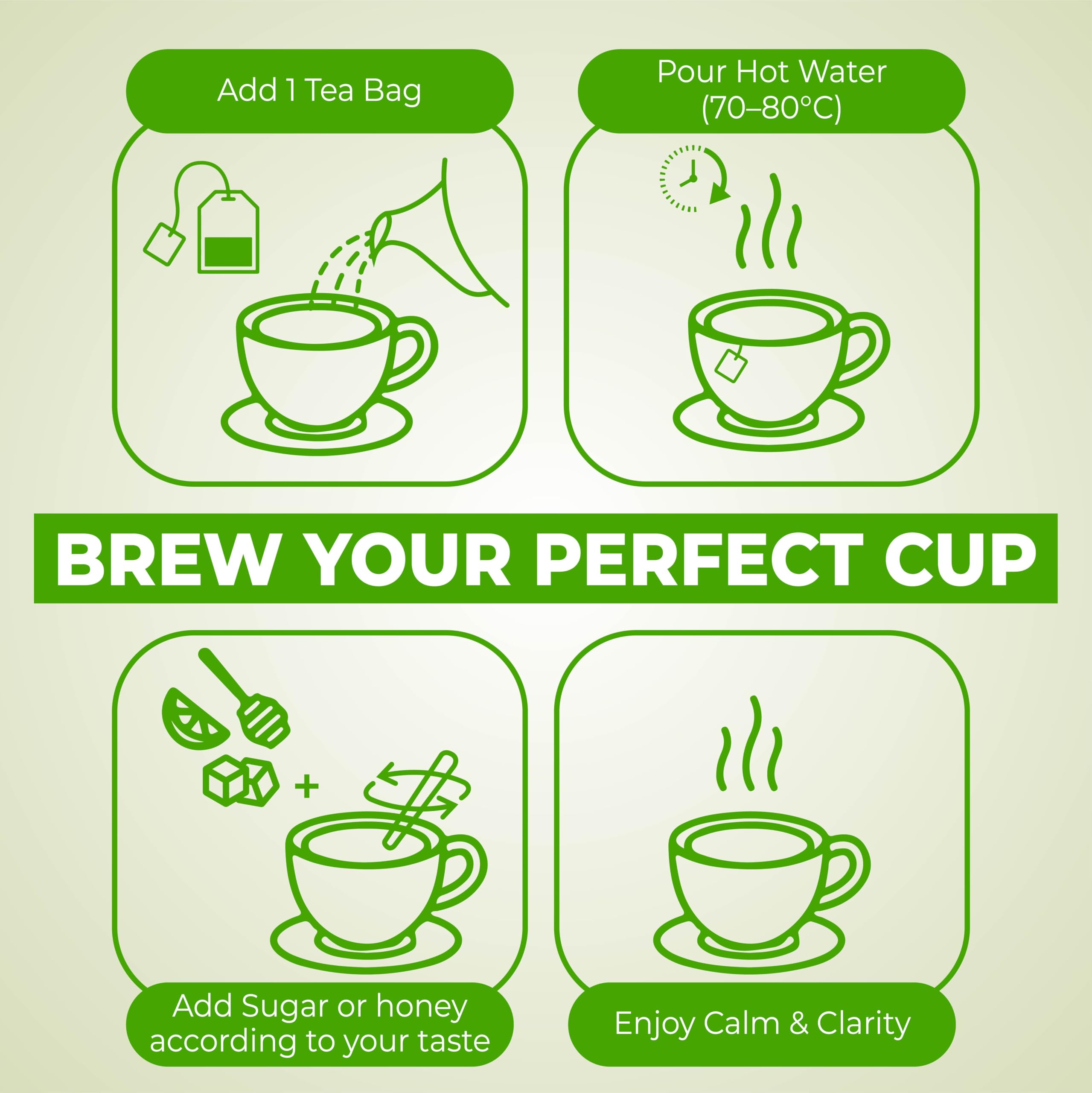 Box of Fusion Select white tea bags supports convenient daily brewing.
