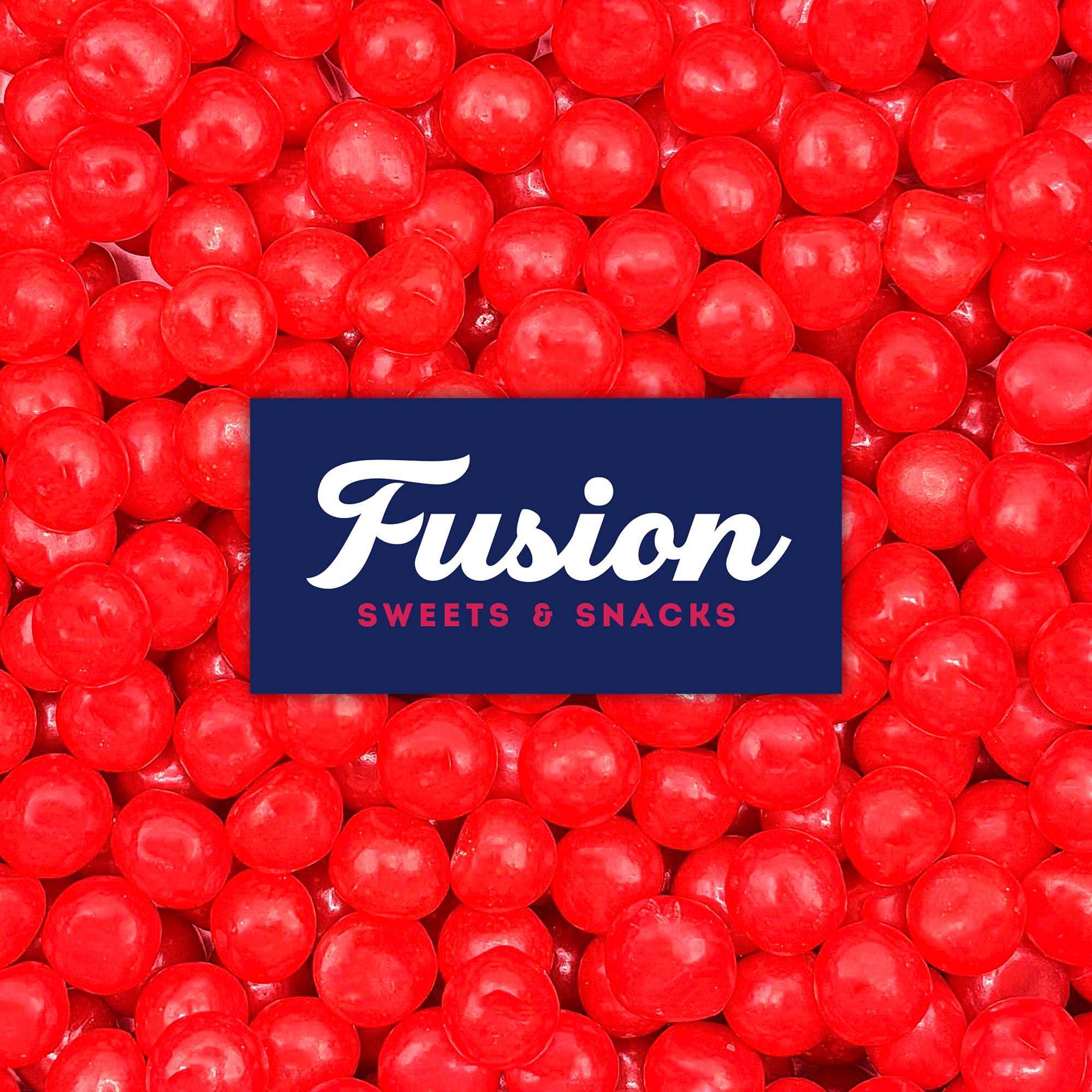 Fusion Sweets and Snacks cherry sours candy buffet display adds color to dessert tables.