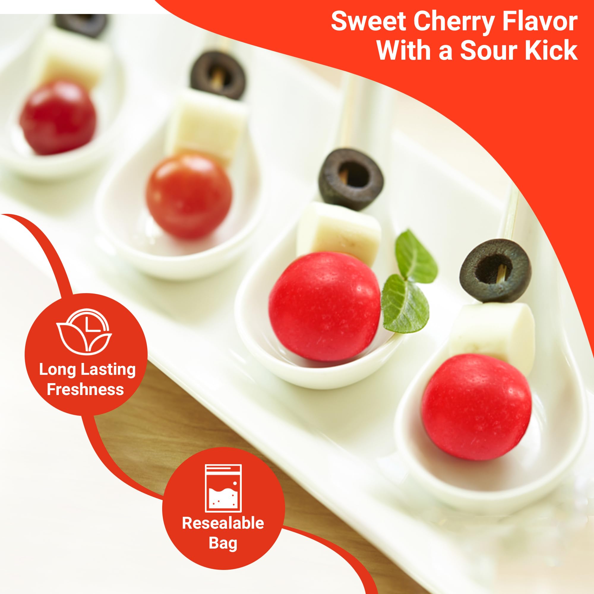 Fusion Sweets and Snacks cherry sours party platter enhances events.