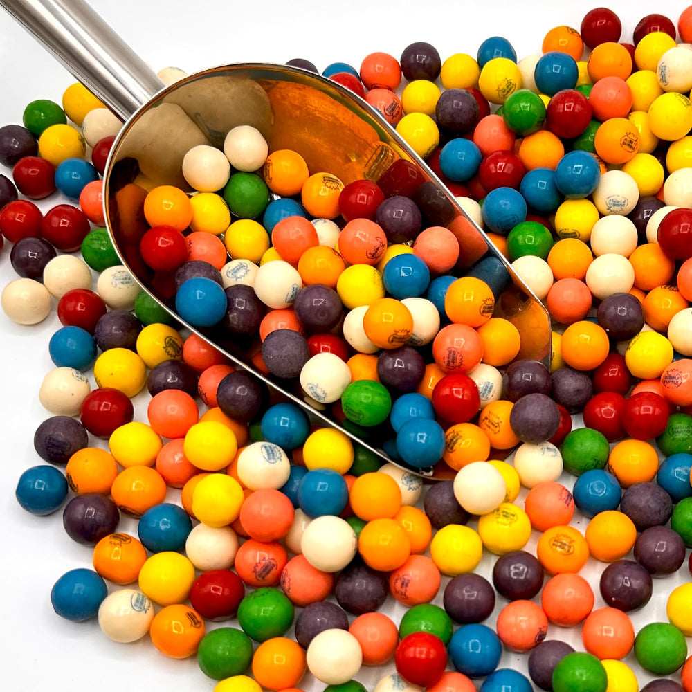 Fusion Sweets And Snacks gumballs heat-sealed bag preserves freshness and taste.