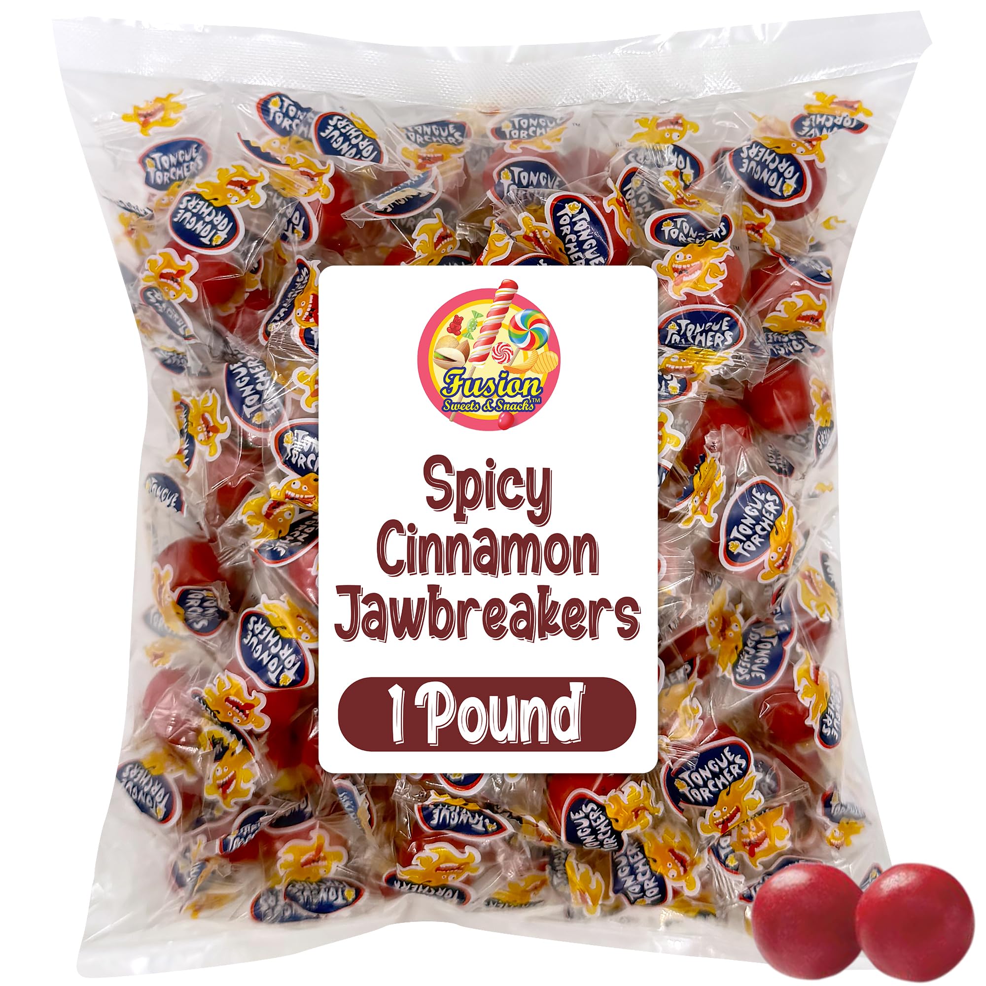 Fusion Sweets And Snacks Individually Wrapped Fireball Candies ready for sharing
