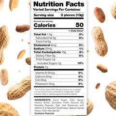 Fusion Sweets And Snacks peanut butter bars individually wrapped for mess-free lunches.