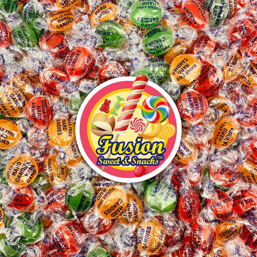 Fusion Sweets Arcor Sugar Free candy—travel-friendly packaging for purse or desk.