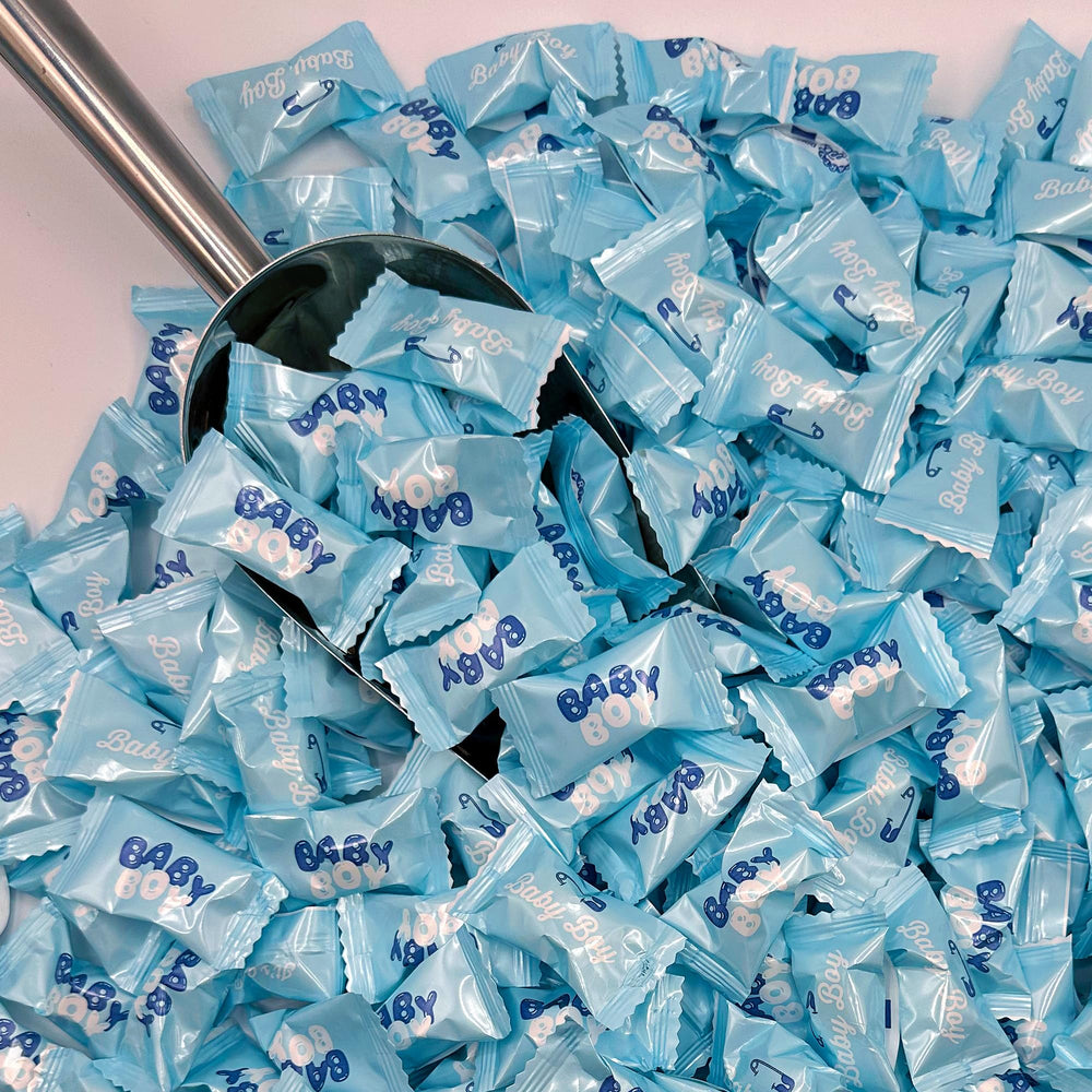 Fusion Sweets Baby Boy Buttermints in hospital welcome bags for a cute touch.