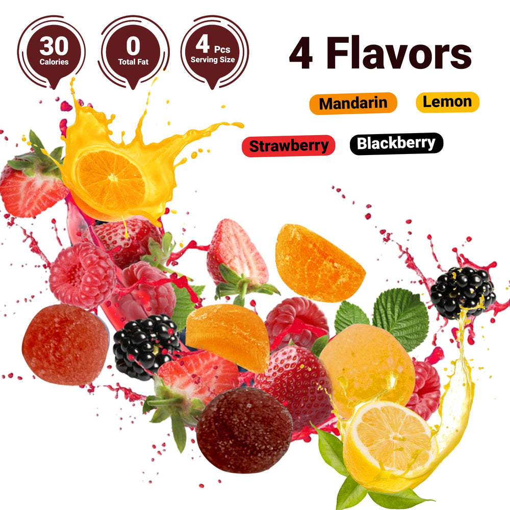 Fusion Sweets Bonelle lemon flavor chew, refreshing citrus moment.
