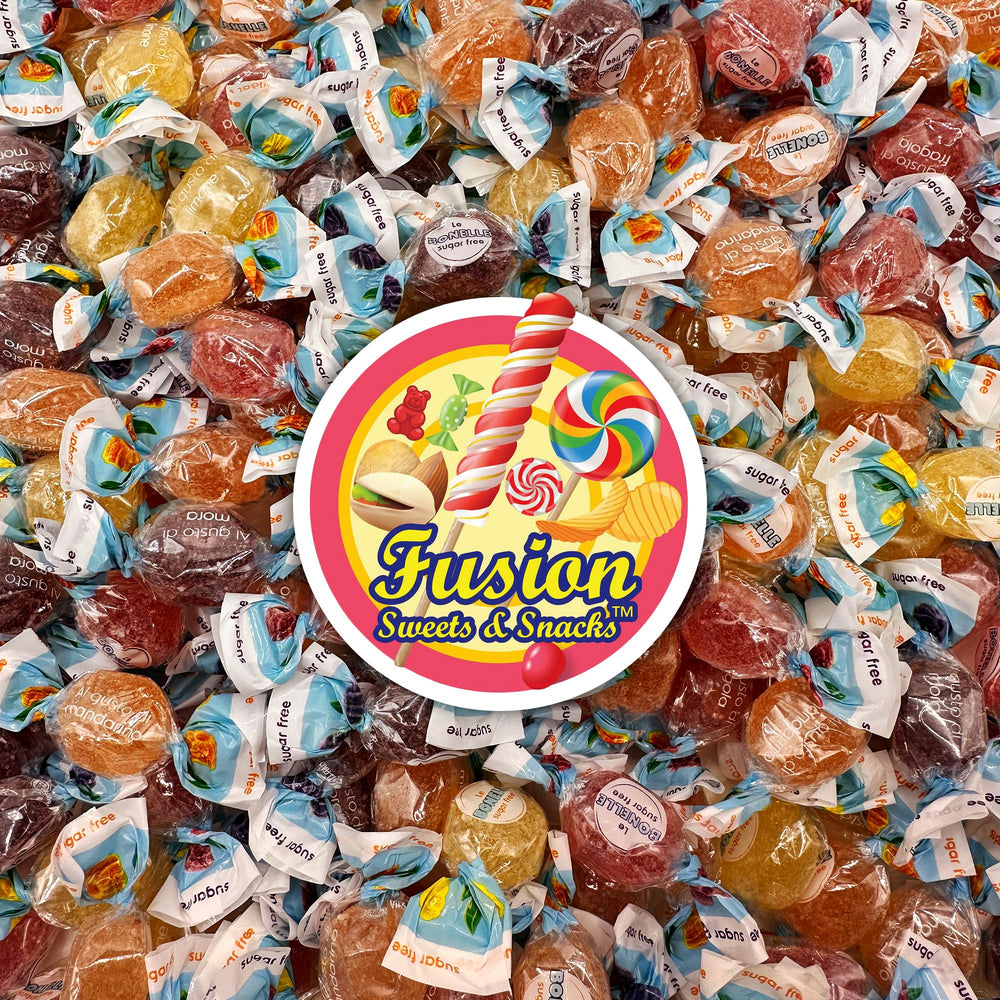 Fusion Sweets Bonelle strawberry flavor chew, classic fruity sweetness.
