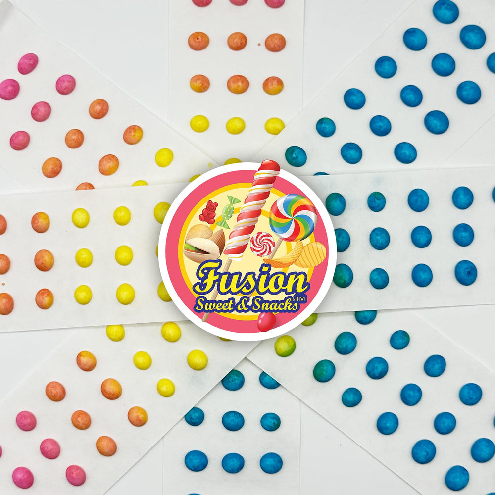 Fusion Sweets candy buttons strips ideal for sharing at gatherings