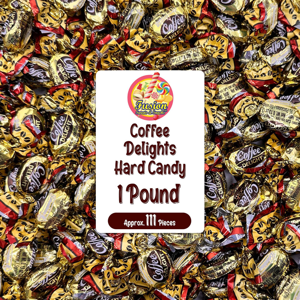 Fusion Sweets Coffee Delight bulk bag ready for sharing and gifting.