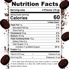 Individually wrapped Coffee Delight candies preserve freshness for on-the-go use.