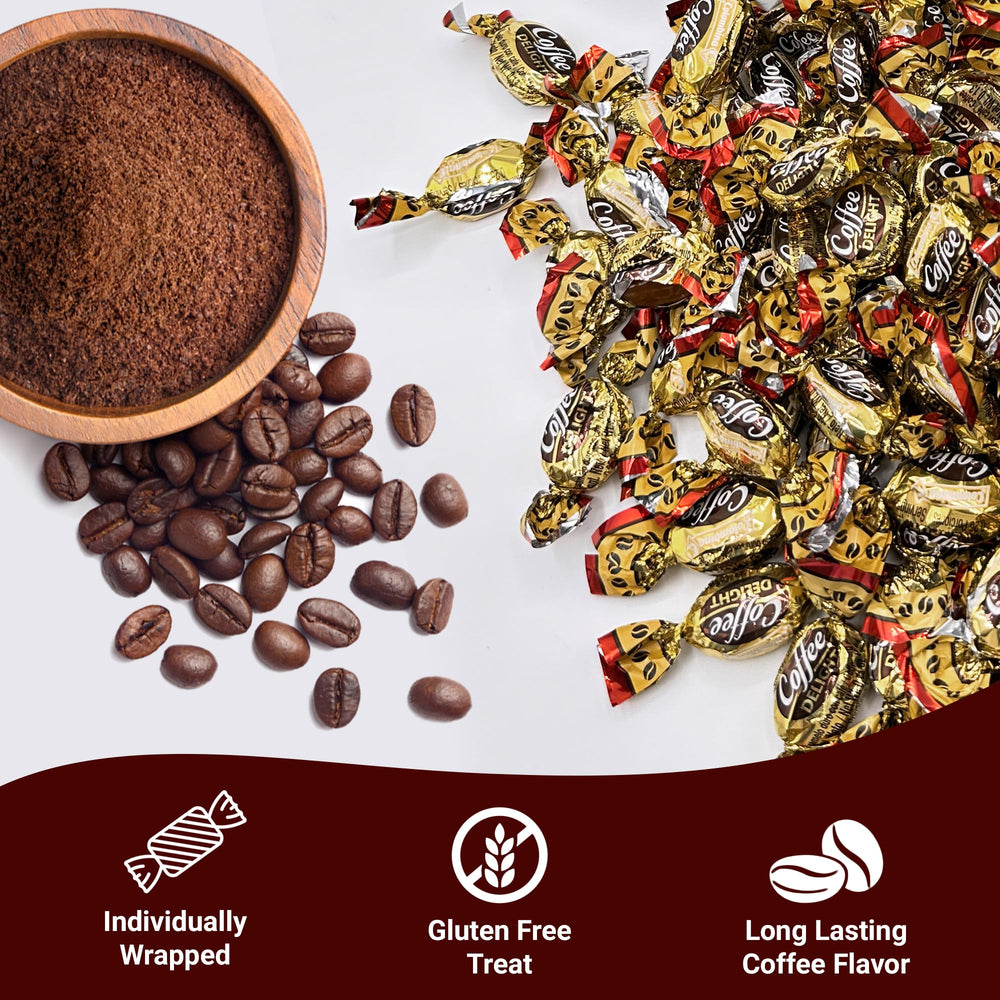 Coffee Delight at a wedding buffet, offering a caffeinated candy option.