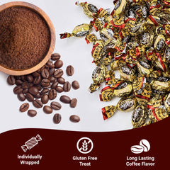 Coffee Delight at a wedding buffet, offering a caffeinated candy option.