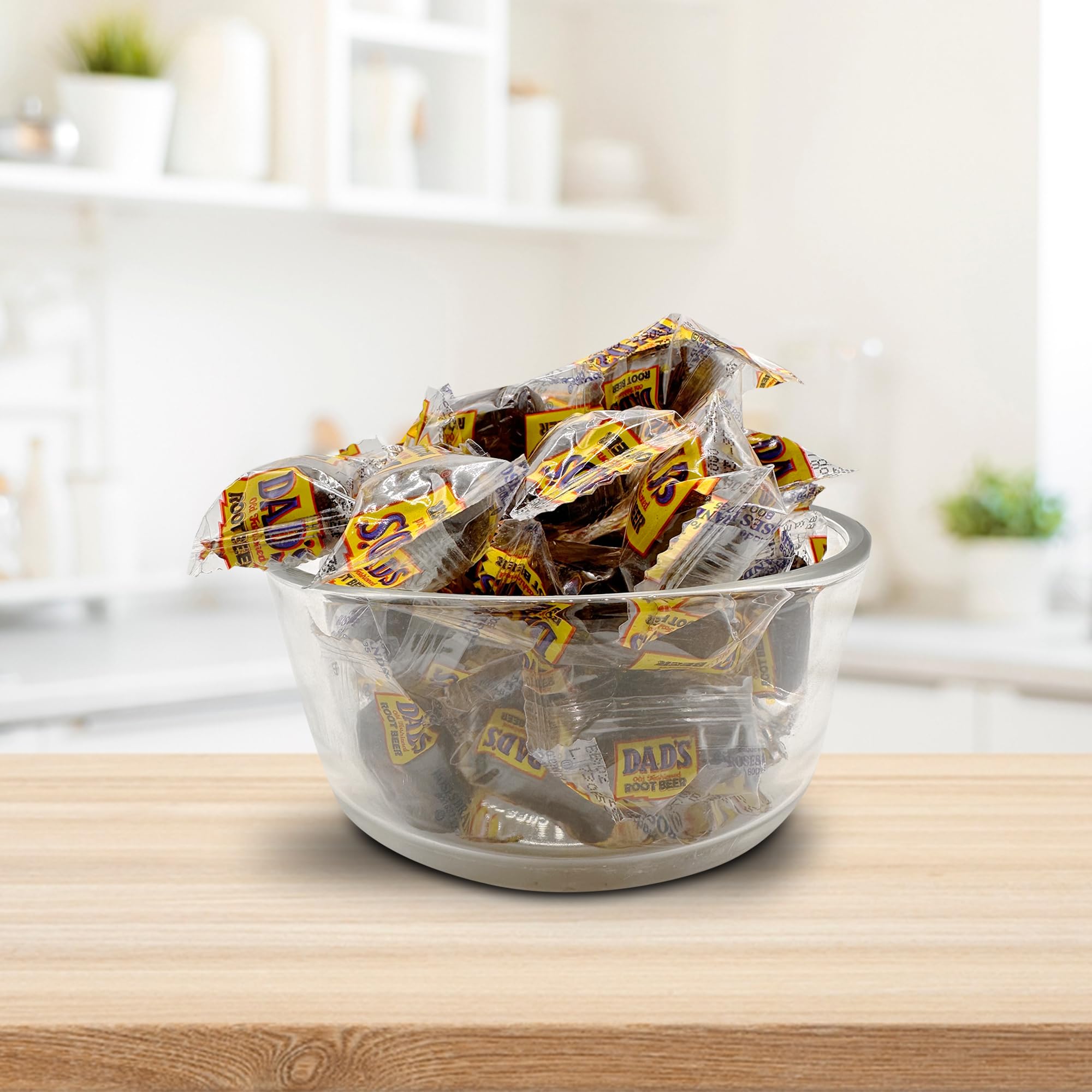 About 100 candies provide an ample 2-pound supply.