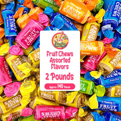 Fusion Sweets And Snacks fruit chews bulk bag ready for party bowls and gifts.