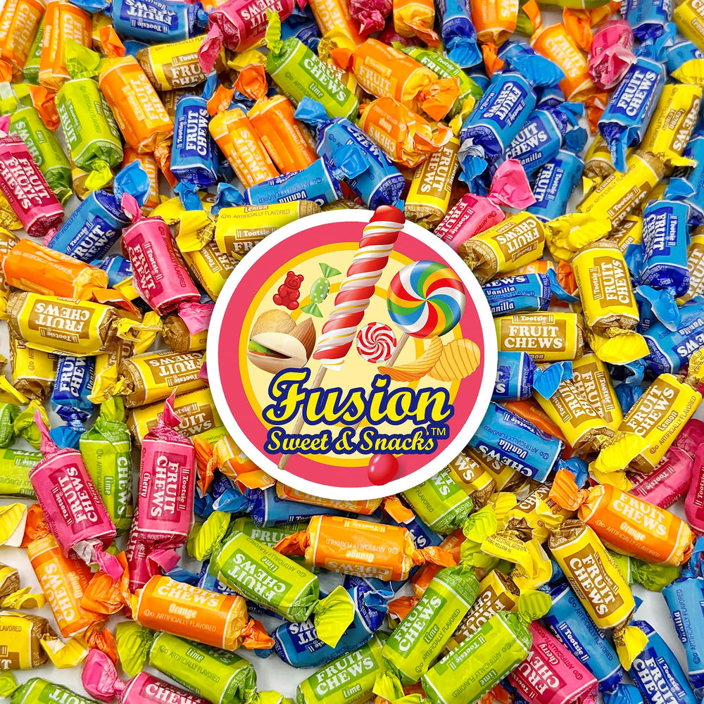 Fusion Sweets And Snacks bulk fruit chews rolls ideal for Easter baskets.
